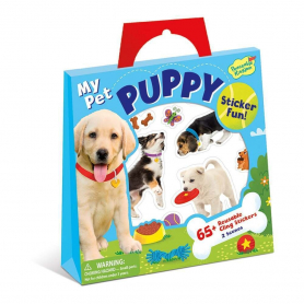 My Pet Puppy Reusable Sticker Tote|Peaceable Kingdom