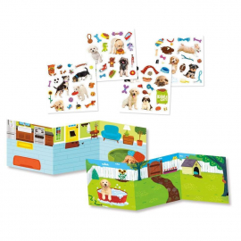 My Pet Puppy Reusable Sticker Tote|Peaceable Kingdom