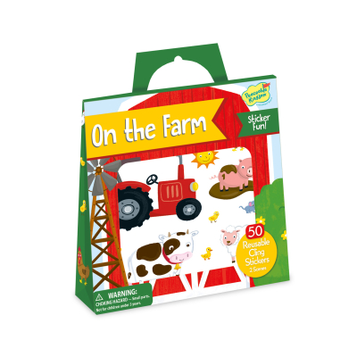 On The Farm Reusable Sticker Tote|Peaceable Kingdom