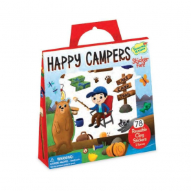 Happy Campers Reusable Sticker Tote|Peaceable Kingdom