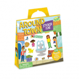 Around Town Reusable Sticker Tote|Peaceable Kingdom