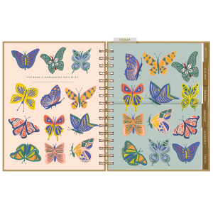 Butterfly Beauties 17 Month Weekly Planner|Seedlings