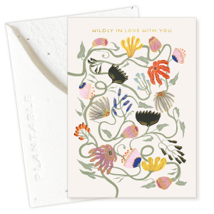 Widly In Love Birthday Sprouts Mini Card|Seedlings