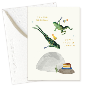 Party Frogs Sprouts Mini Card|Seedlings