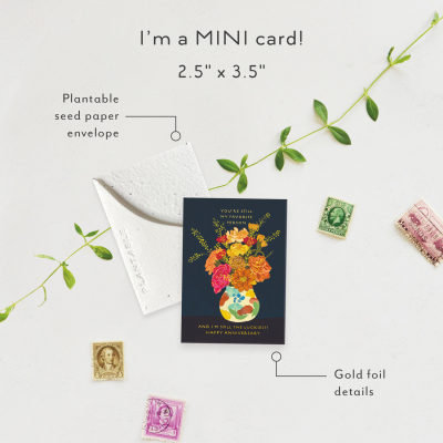 Favorite Person Anniversary Mini Card|Seedlings