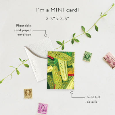 Pickles Birthday Sprouts Mini Card|Seedlings