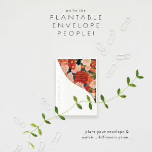 Holiday Floral Holiday Mini Card|Seedlings