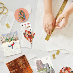 Holiday Floral Holiday Mini Card|Seedlings