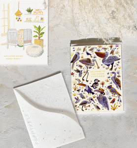 Little Bird Sprouts Mini Card|Seedlings