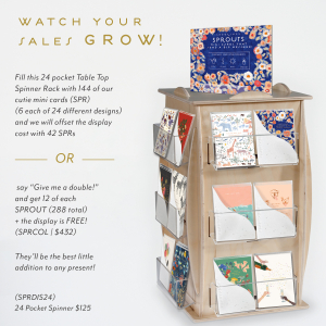 In the Shade Sympathy Sprouts Mini Card|Seedlings