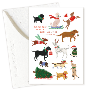 12 Dogs Of Christmas Holiday Mini Card|Seedlings