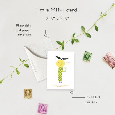 Yuzu Sprouts Mini Card|Seedlings