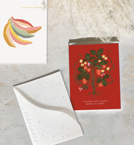 Sweet Strawberry Sprouts Mini Card|Seedlings