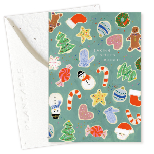 Christmas Cookies Holiday Mini Card|Seedlings