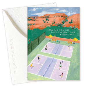 Pickleball Birthday Sprouts Mini Card|Seedlings