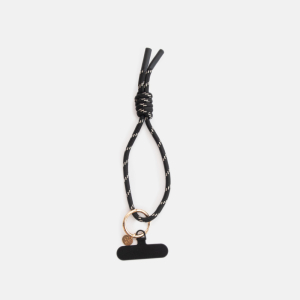 Black Cord Short Phone Strap|Caroline Gardner
