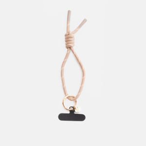Taupe Cord Short Phone Strap|Caroline Gardner