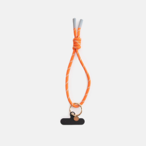 Orange And Duck Egg Cord Short Phone Strap|Caroline Gardner