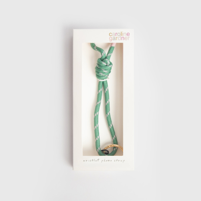 Green And Pink Cord Short Phone Strap|Caroline Gardner