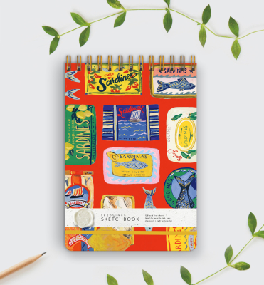 Red Sardine Tins Sketchbook|Seedlings