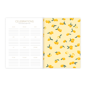 Lemons 17 Month On The Go Planner|Seedlings