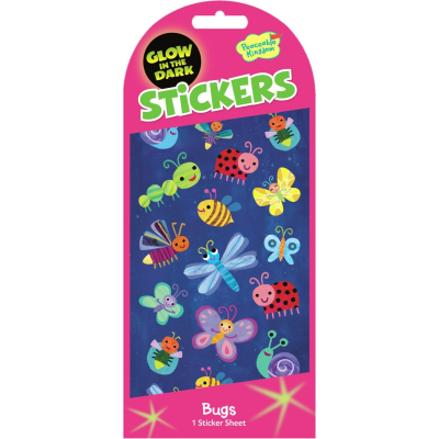 Bugs Glow In The Dark Stickers|Peaceable Kingdom