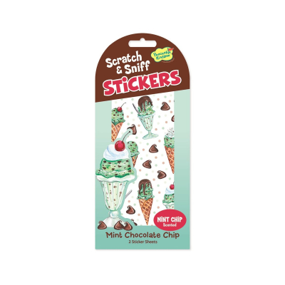 Mint Chocolate Scratch And Sniff Stickers|Peaceable Kingdom