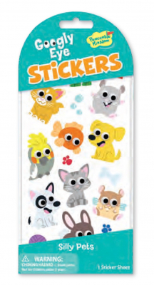 Silly Pets Googly Eye Stickers|Peaceable Kingdom