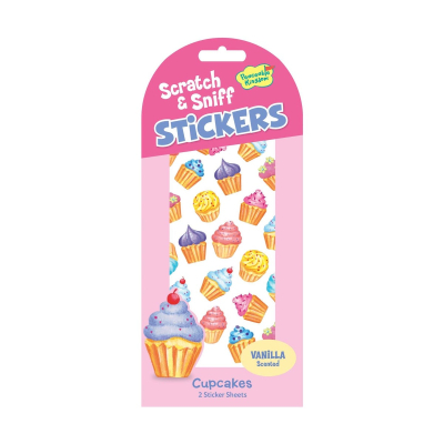 Vanilla Cupcake Scratch And Sniff Stickers|Peaceable Kingdom