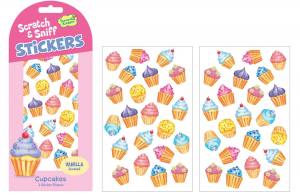 Vanilla Cupcake Scratch And Sniff Stickers|Peaceable Kingdom