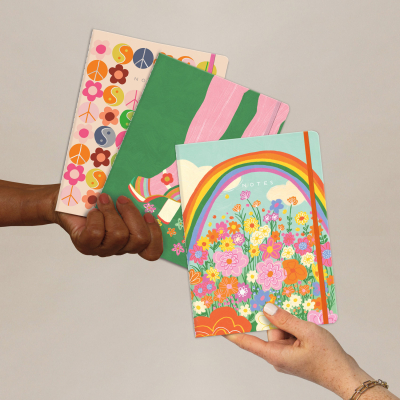 Pride Rainbow Sewn Notebook Set|Seedlings