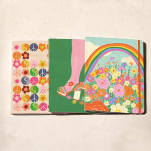 Pride Rainbow Sewn Notebook Set|Seedlings