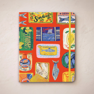 Blue Sardine Tins Three Notebook Set|Seedlings