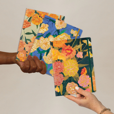 Marigolds Three Notebook Set|Seedlings