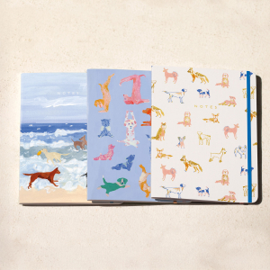 Dogs Sewn Notebook Set|Seedlings