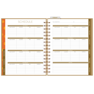 Samoyed 12 Month Weekly Planner|Seedlings