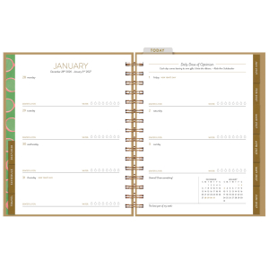 Dachshund 12 Month Weekly Planner|Seedlings