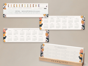 Soft Days Ahead Wooden Desk Planner|Seedlings