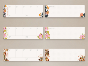 Soft Days Ahead Wooden Desk Planner|Seedlings
