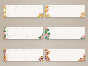 Soft Days Ahead Wooden Desk Planner|Seedlings