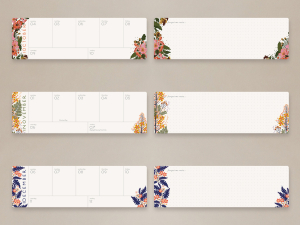 Soft Days Ahead Wooden Desk Planner|Seedlings