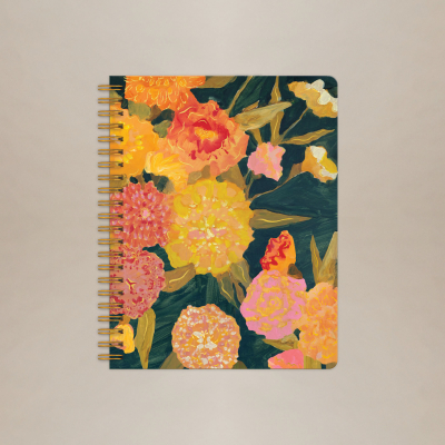 Marigolds Big Wire Notebook|Seedlings