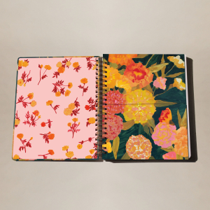 Marigolds Big Wire Notebook|Seedlings