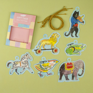 Tin Toys Gift Tags|Art Angels