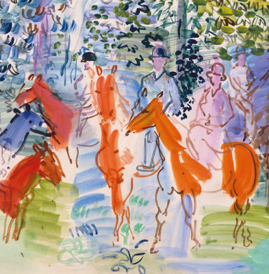 The Kessler Family On Horseback