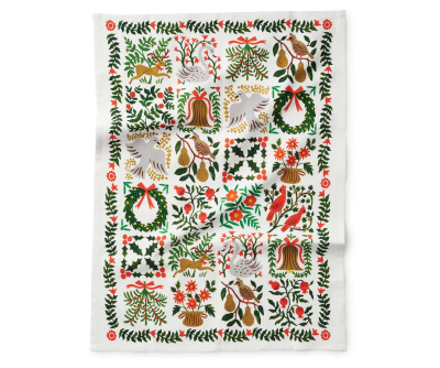 Christmastide Tea Towel|Rifle Paper