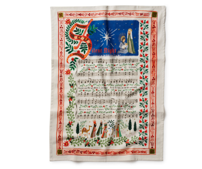 Christmas Carols Tea Towel|Rifle Paper