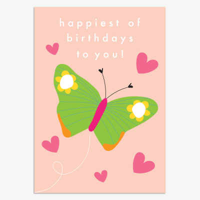 Happiest Of Birthdays Butterfly