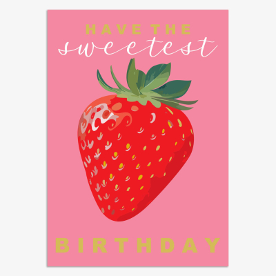 Birthday Strawberry