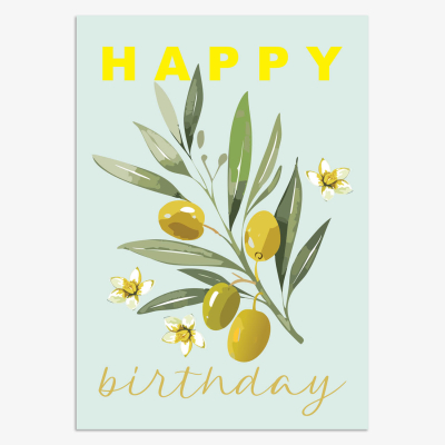 Birthday Olive Blossom